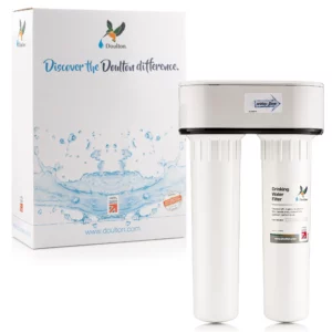 Purificateur d'eau Doulton DUO-HIP ANTI CALCAIRE /PFAS/NITRATE/sous évier + Robinet eau pure