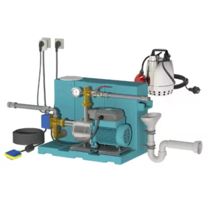 Gestionnaire d'eau de pluie avec pompe immergée