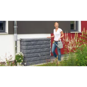 Cuve MUR ROCKY Sable / Gris granite - 400L