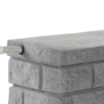 Cuve MUR ROCKY Sable / Gris granite - 400L