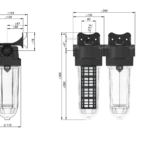 Filtre SL 240 DUO-CTN 1" | 3/4"