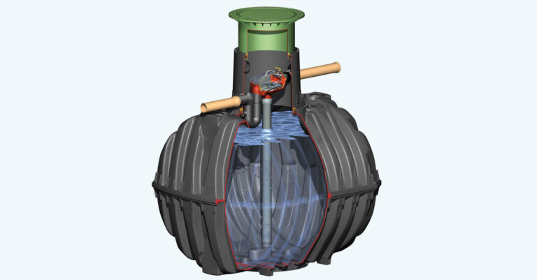 Cuve enterrée en polyéthylène (PE)