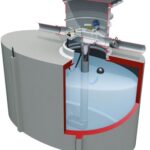 Cuve enterrée en béton