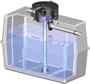 Cuve enterrée en béton
