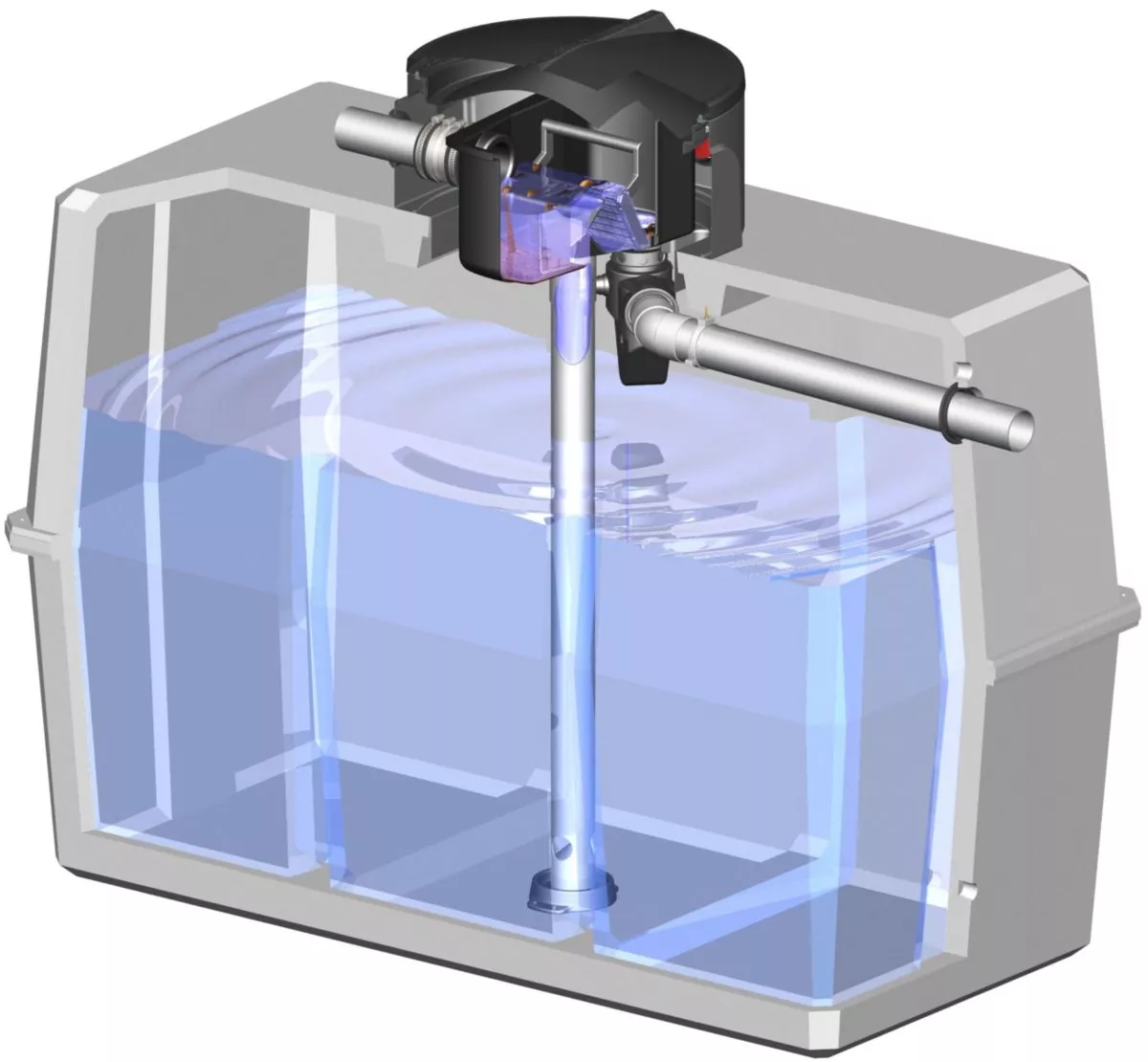 Cuve enterré en béton